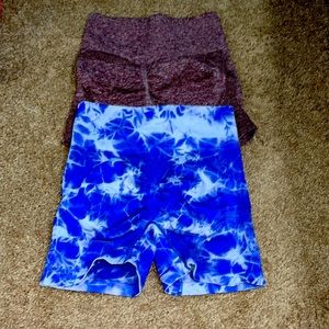 Scrunch shorts bundle size XS